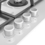 Встраиваемая варочная панель Газовая Hotpoint HG 61F/WH, 58,5 см, цвет Белый