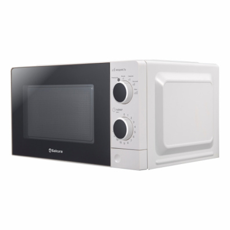 Микроволновая печь Sakura SA-7055W, цвет Белый, 20 л.