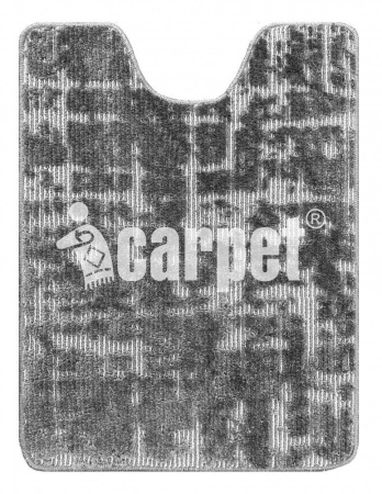 Коврик Арт icarpet Гранж 60*80 серый 50 834150
