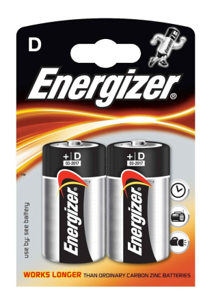 Эл.питания Energizer MAX D/LR20 FSB2 (1BL-2шт)