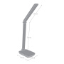 Настольный светильник Camelion KD-825 C01 (6W(380lm) 4500K сенсор/рег.ярк. 5реж. беспроводн.ЗУ) Белый