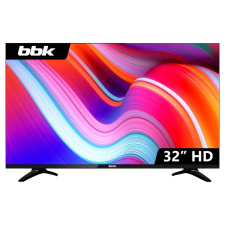  32" (81см) Телевизор BBK 32LEM-1060/TS2C, HD 1366x768, Цвет Чёрный