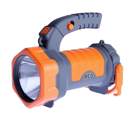 Фонарь RED 5066 аккум. прожектор 1W+кемпинг COB 3W