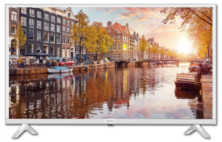  24" (60см) Телевизор Econ EX-24HS002W, SMART, HD 1366x768, Цвет Белый