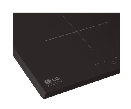 Встраиваемая варочная панель Индукционная LG HU641PH, 59 см, цвет Чёрный