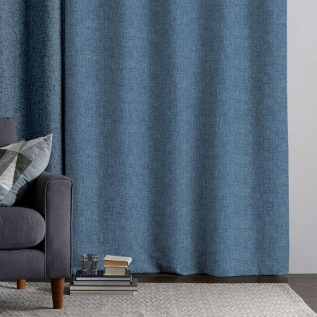 Комплект штор рогожка Wenge Juliet 145х270 denim 775125