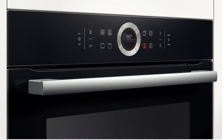Встраиваемый Электрический духовой шкаф Bosch HBF534EW0Q, цвет Чёрный