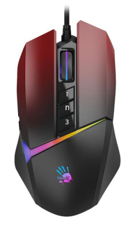 Мышь A4Tech Bloody W60 Max (USB) Black+Red