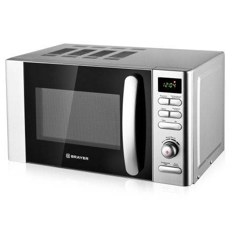 Микроволновая печь Brayer 2502BR, цвет Серебристый, 20 л.