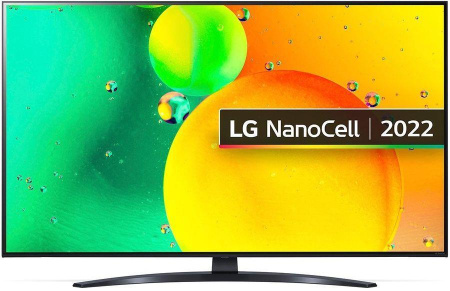  50" (127см) Телевизор LG 50NANO766QA, SMART, UHD 4K 3840x2160, Цвет Чёрный