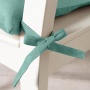 Подушка для стула Волшебная Ночь 40/40 Аквамарин Рогожка 791066