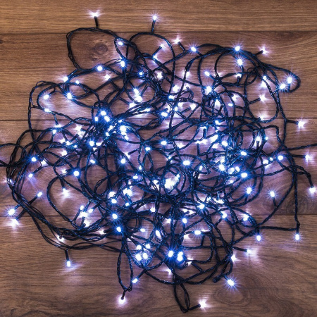 Гирлянда светодиодная Neon Night 20 м 200 LED белый с контроллером 303-106