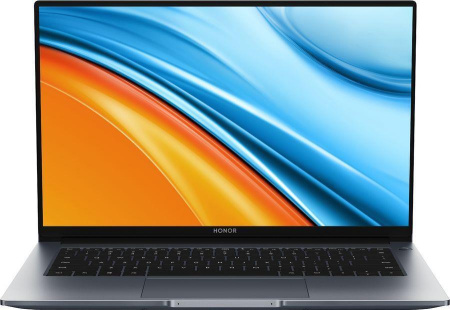 Ноутбук HONOR MagicBook 14 Ryzen 5 5500U/16Gb/512Gb SSD/Vega 7/14" FHD IPS (DOS) Space Gray (5301AFWF)