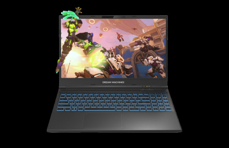 Ноутбук Dream Machines RG3060-15EU50 Core i7 12700H/16Gb/1Tb SSD/RTX 3060 6Gb/15.6" WVA FHD 144Hz (DOS) Black (RG3060-15EU50)