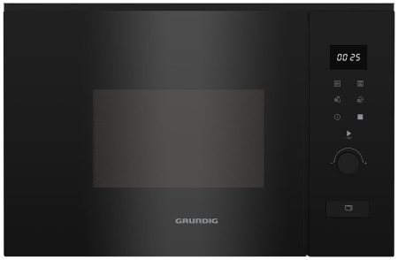 Встраиваемая микроволновая печь Grundig GMI12312B, цвет Чёрный, 25 л.