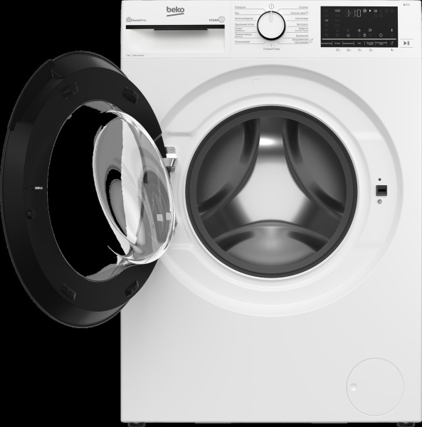 Стиральная машина с фронтальной загрузкой Beko B3WFR572W, Max загрузка - 7кг, Max отжим - 1 200об/мин., цвет Белый