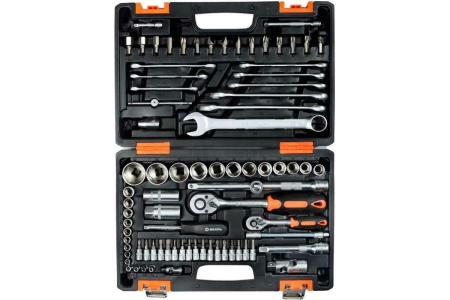 Набор инструментов Вихрь АВТО, 1/2", 1/4", CrV, в кейсе 82 предм  