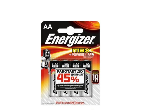 Эл.питания Energizer MAX LR06/E91 AA FSB4 (1BL-4шт)