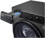 Стиральная машина с фронтальной загрузкой LG F2T9GW9P, Max загрузка - 8,5кг, Max отжим - 1 200об/мин., цвет Чёрный