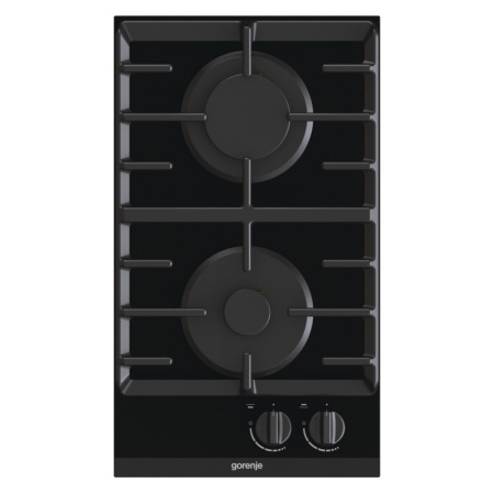 Встраиваемая варочная панель Газовая Gorenje GC321B, 30 см, цвет Чёрный