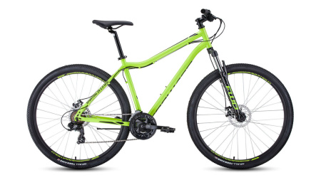 Велосипед Forward Sporting 29 2.0 disc (29"  21ск. рост 17") 2019-20 светло-зеленый/черный