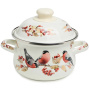 Кастрюля Agness Снегири 16 см/1,5 л 934-745