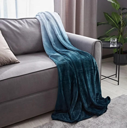 Плед Ardenza Slowy 200х220 фланель бирюзовый 6154632