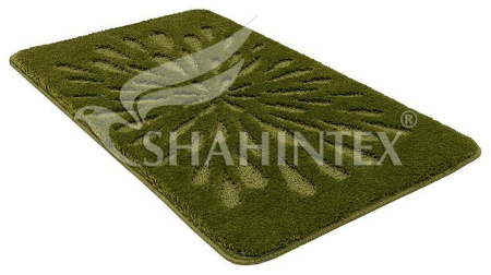 Коврик Shahintex РР Lux 60*100 зеленый 52 450271