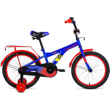 Велосипед Forward Crocky 18  (18" 1ск.) 2022 синий/красный