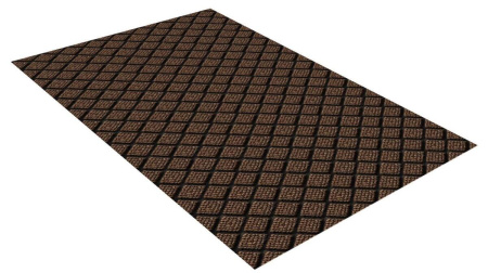 Коврик Shahintex icarpet Диамант придверный 50*80 коричневый 02 S