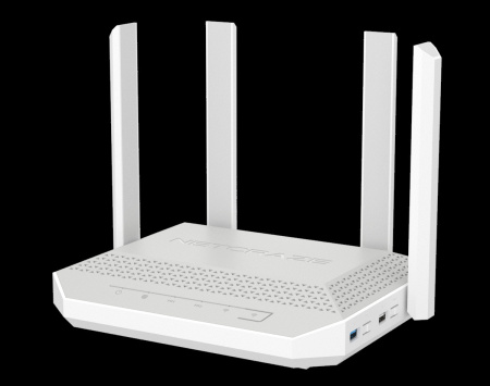 Беспроводной роутер Netcraze Giga AX3000 Бело-серый