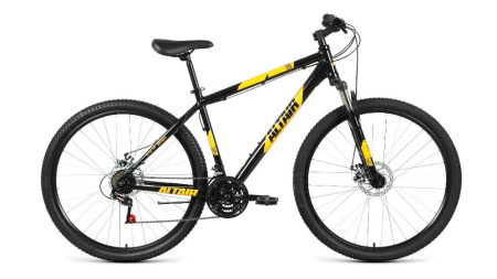 Велосипед Altair AL 29 D (29" 21 ск. рост 19") 2020-21 черный/оранжевый