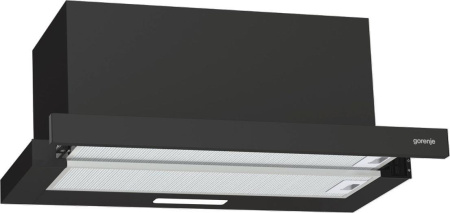 Встраиваемая вытяжка Gorenje TH606E7B, цвет Чёрный, ширина 60см.