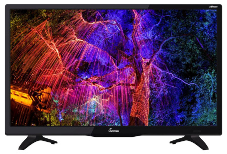  24" (60см) Телевизор Scoole SL-LED24S90T2, HD 1366x768, Цвет Чёрный
