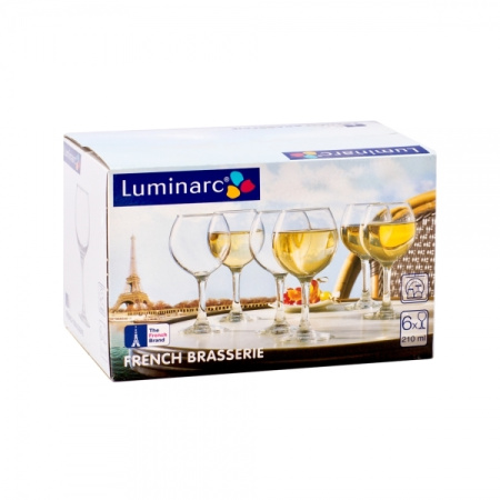 Набор бокалов для вина Luminarc Diners French brasserie 6 шт 210 мл H9451