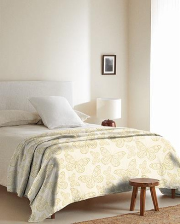 Плед Belezza Butterfly 180х200 экрю 6154146