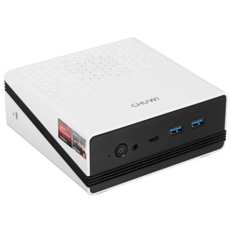 Мини ПК Chuwi Ubox CWI604H Ryzen 5 6600H/16Gb/512Gb SSD/Radeon 660M/BT/WiFi (Win11) White+Black