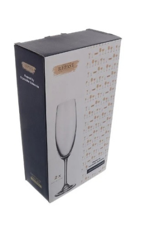 Набор бокалов для шампанского Crystalite Bohemia Colibri/Gastro 2 пр. 220 мл 43106