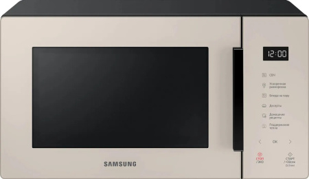 Микроволновая печь Samsung MS23T5018UF, цвет Бежевый, 23 л.