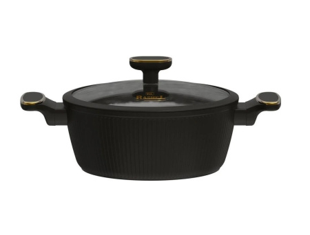 Кастрюля Rashel Premium 3 л/22 см черный R-27422