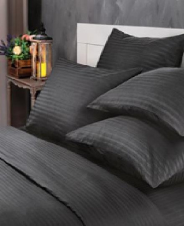 Простыня Verossa Stripe 220/240 черн 70005 01 