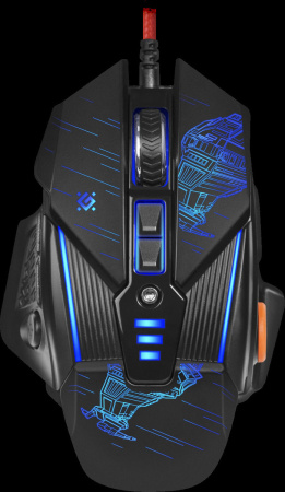 Мышь Defender sTarx GM-390L RGB Led (USB) Black