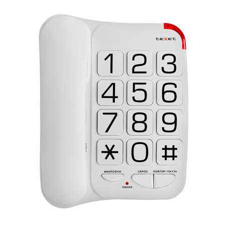 Телефон Texet TX-201 Белый