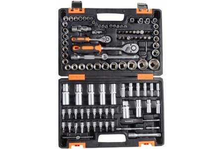 Набор инструментов Вихрь 1/2", 1/4", CrV, в кейсе 108 предм