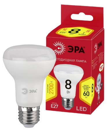 Лампы Эра ECO LED R63-8W-827-E27