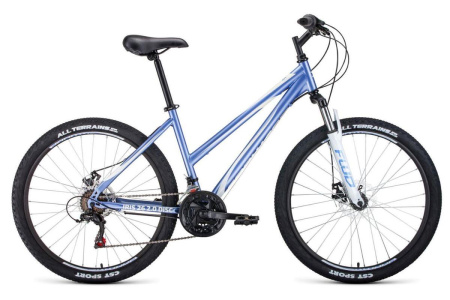 Велосипед Forward Iris 26 2.0 disc (26" 18ск. рост 17") 2020-21 сиреневый