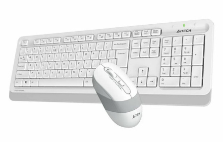 Проводной комплект клавиатура + мышь A4Tech Fstyler F1010 (USB) White