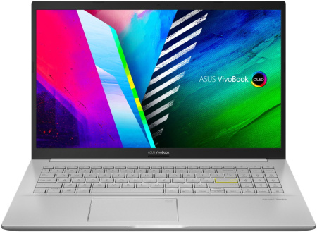 Ноутбук Asus K513EA-L11649T Core i3 1115G4/8Gb/256Gb SSD/Iris Xe G4/OLED (Win10) Transparent Silver