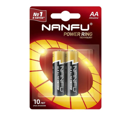 Эл.питания Nanfu AA LR6/2BL (1BL-2шт)