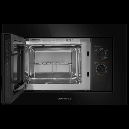 Встраиваемая микроволновая печь Maunfeld MBMO820MGB203, цвет Чёрный, 20 л.